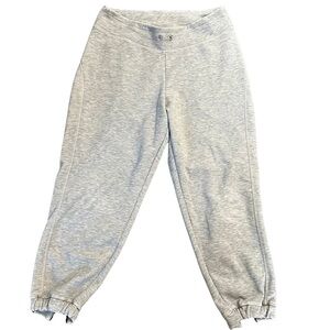 Athleta Gray Stretch Jogger Pants‎ with Ankle Zippers Women’s Medium